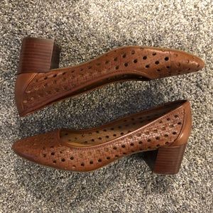 Patricia Nash Women’s Brown Leather Heels Size 9